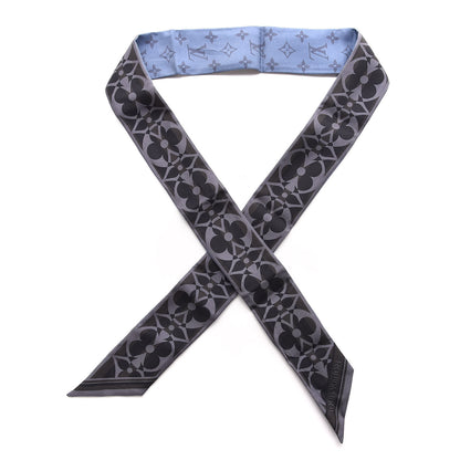 Louis Vuitton Silk Monogram Flower Ink BB Bandeau Anthracite 1 of 5