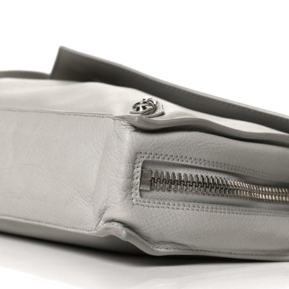 Balenciaga Veau Papier Sight Clutch Gris Metal 10 of 13