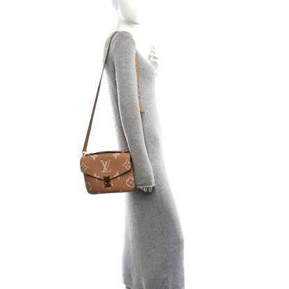 Louis Vuitton Empreinte Monogram Giant Pochette Metis Arizona Beige 2 of 19