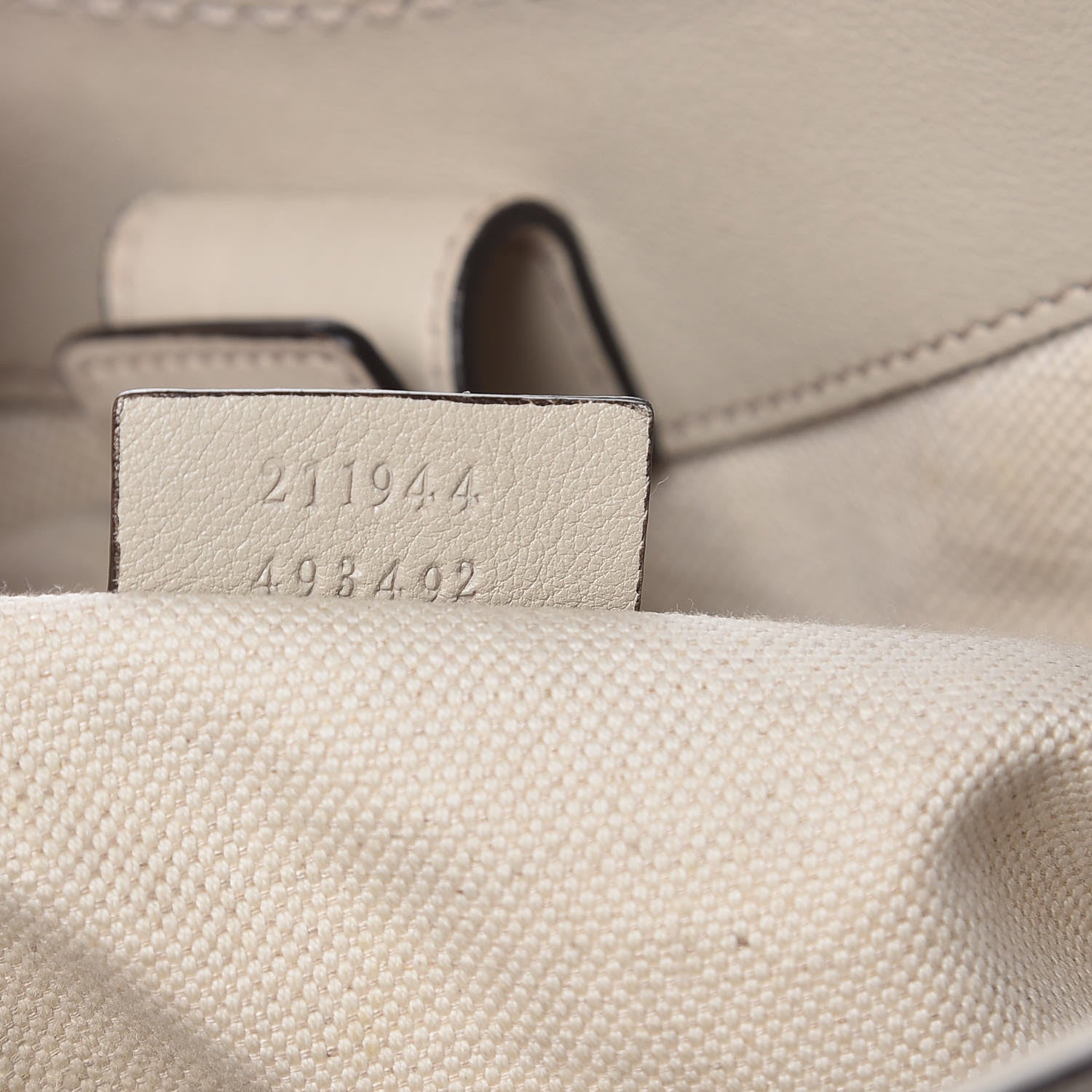 Gucci Guccissima Medium Sukey Tote Mystic White 8 of 16