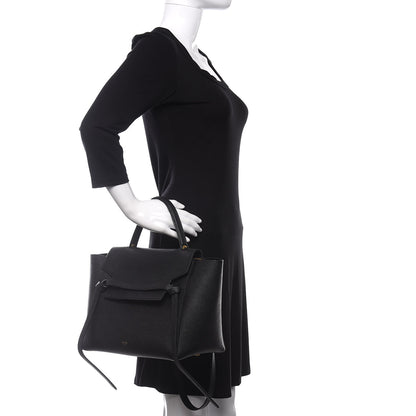 Celine Baby Grained Calfskin Mini Belt Bag Black 3 of 10