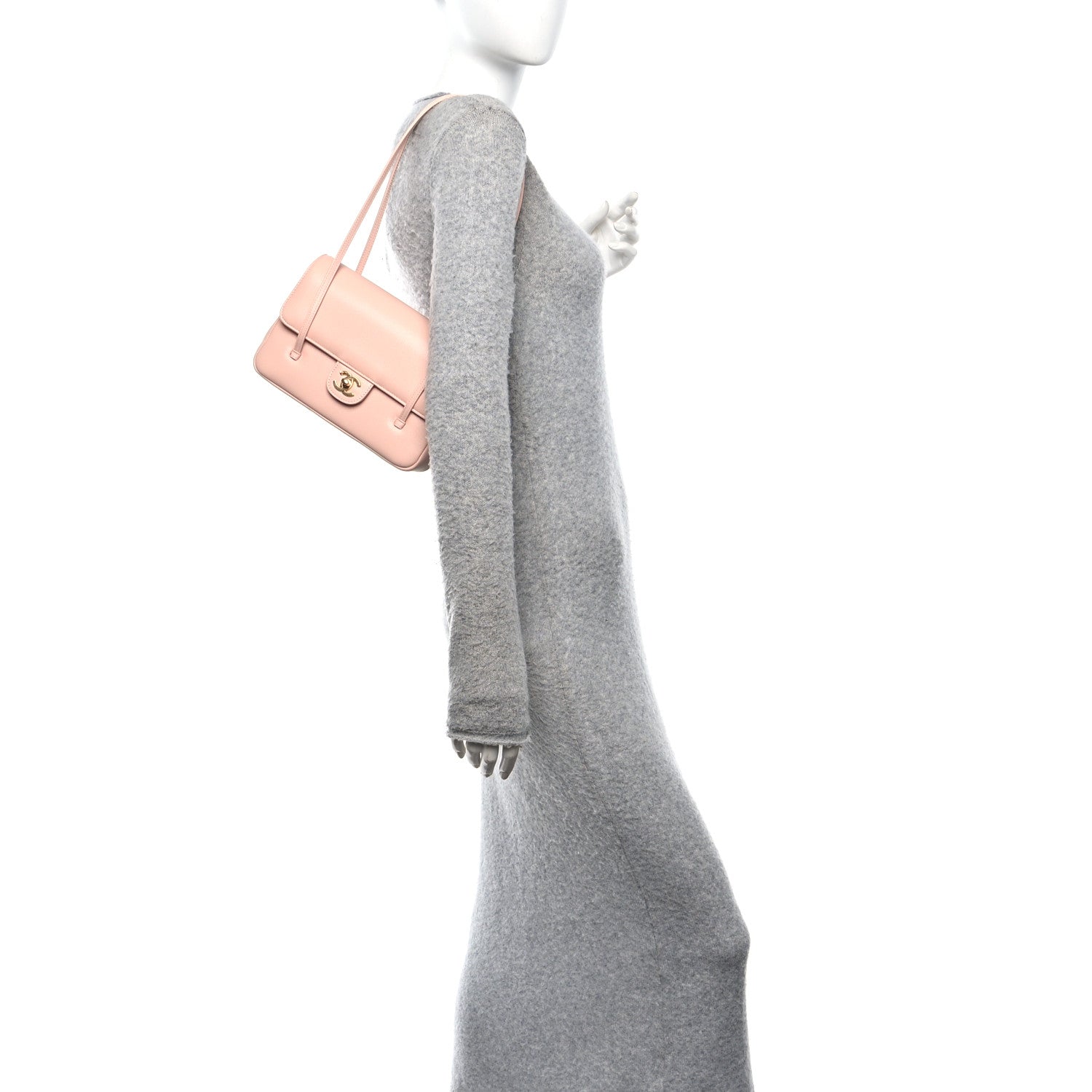 Chanel Shiny Caviar Preppy Coco Small Flap Light Pink 2 of 11