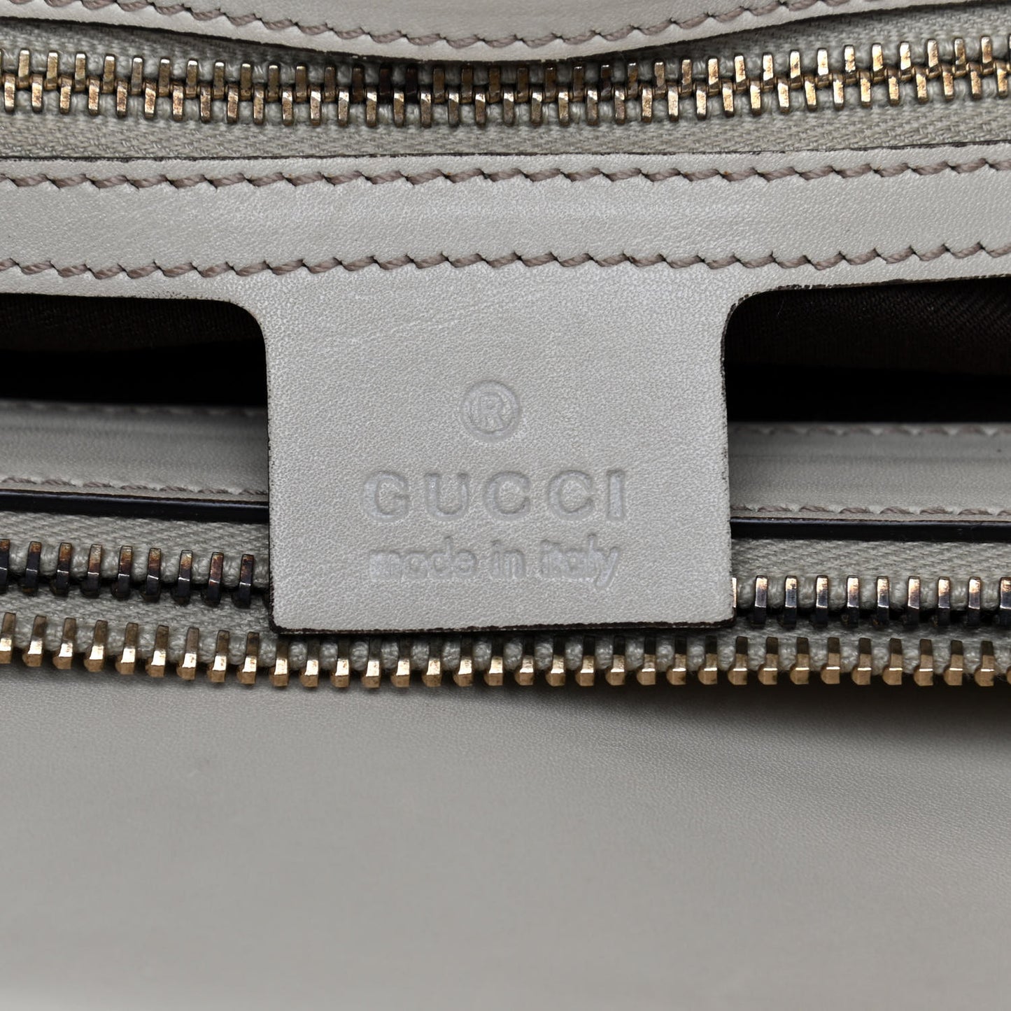Guccissima Piston Tote Off White
