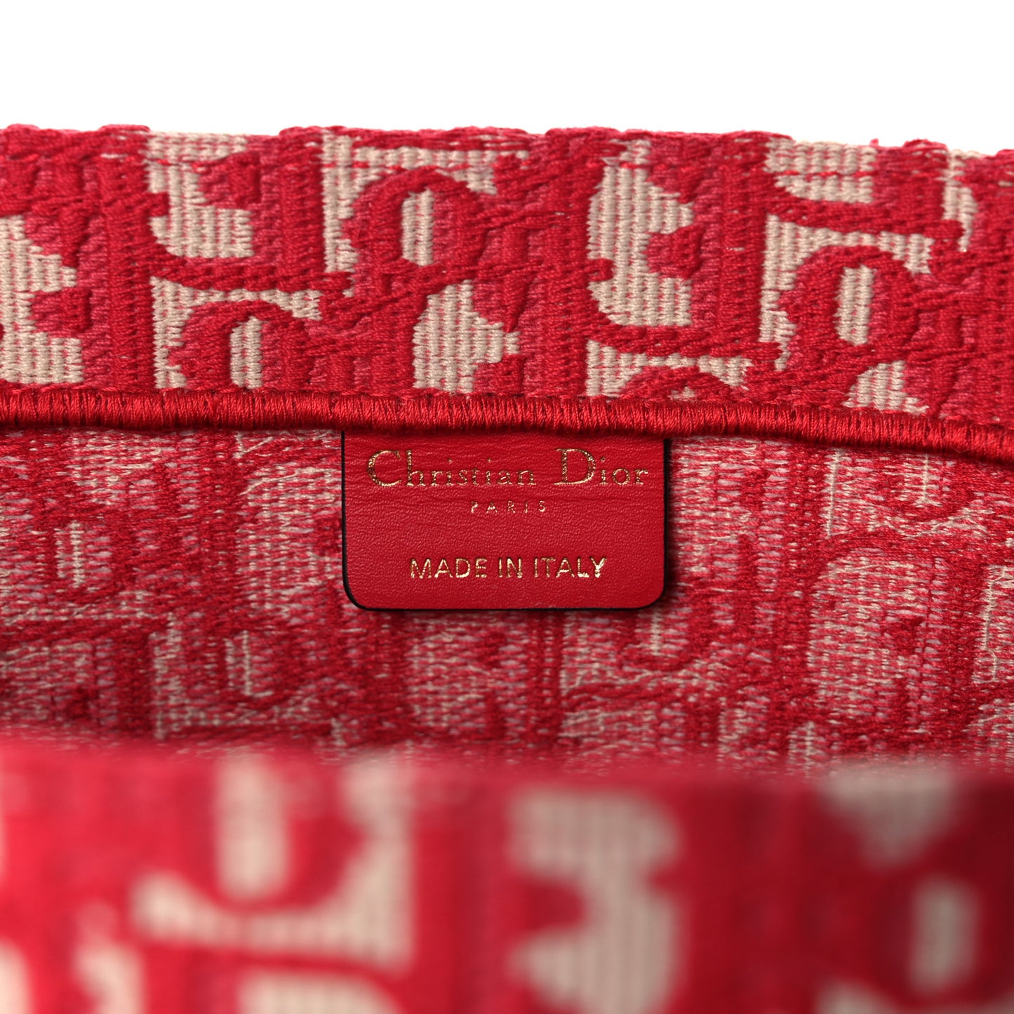 Oblique Book Tote Raspberry
