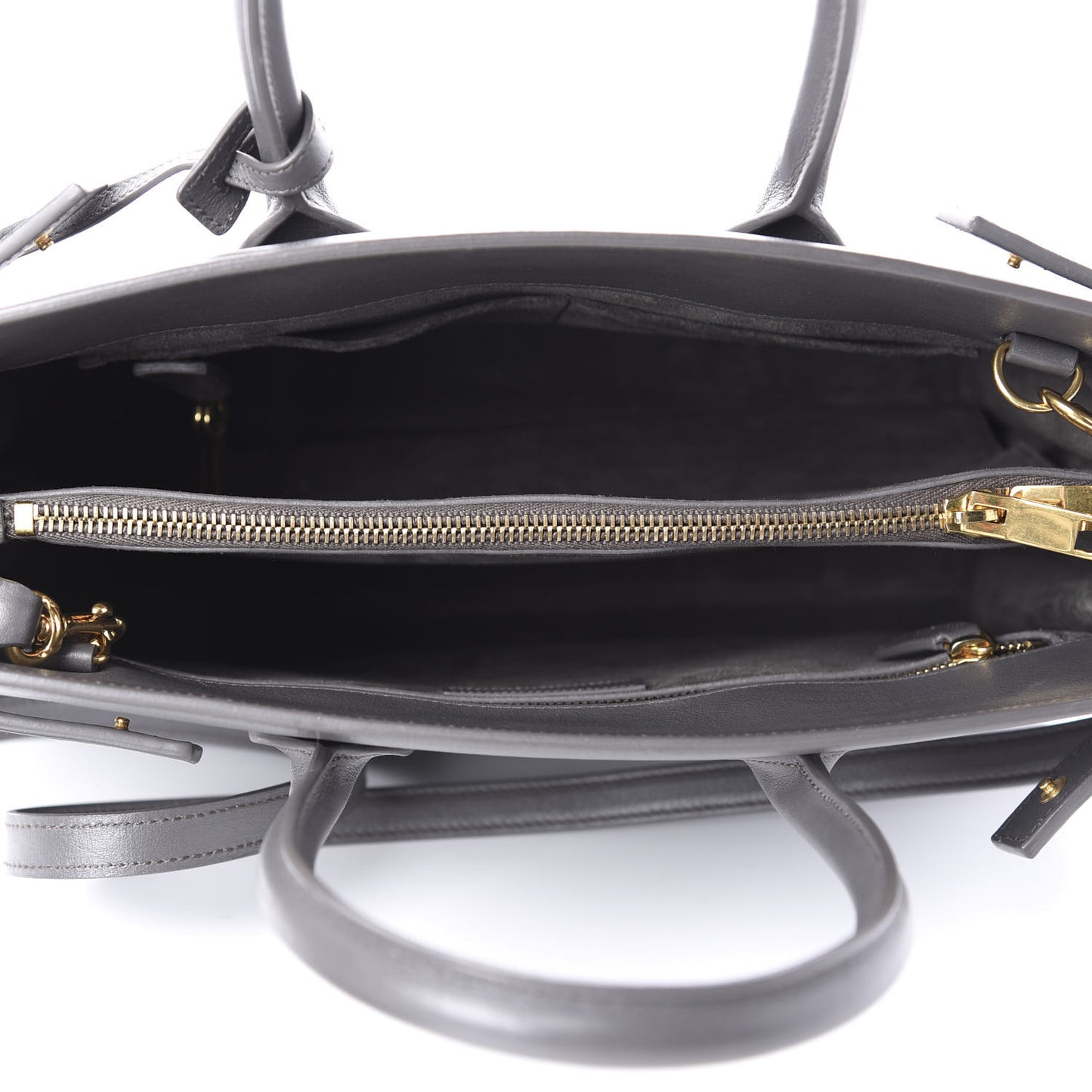 Calfskin Small Sac De Jour Fog