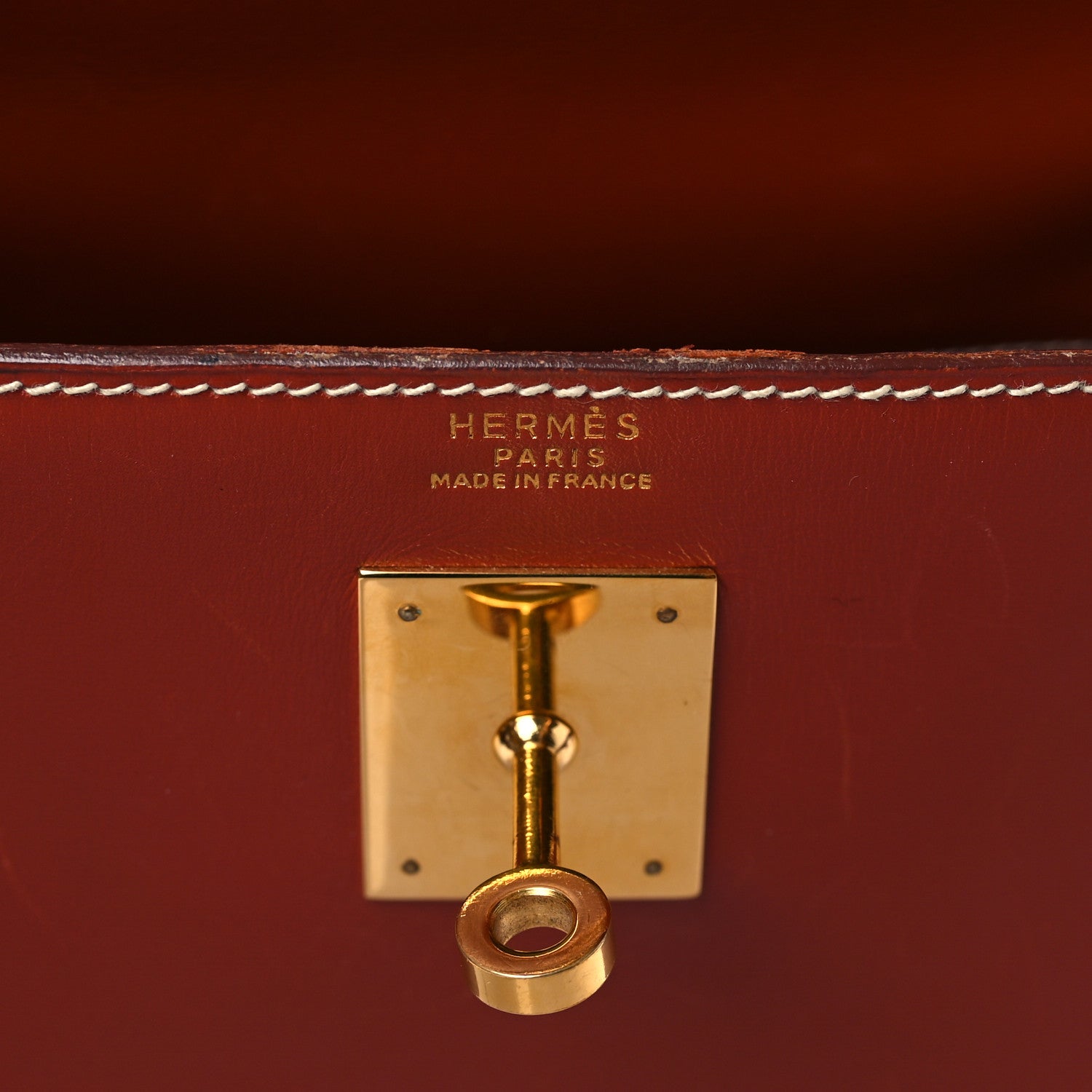 Hermes Box Kelly Sellier 32 Brique 6 of 18