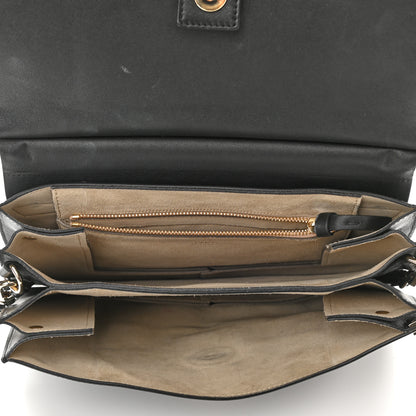 Chloe Suede Calfskin Medium Faye Shoulder Bag Black 5 of 9