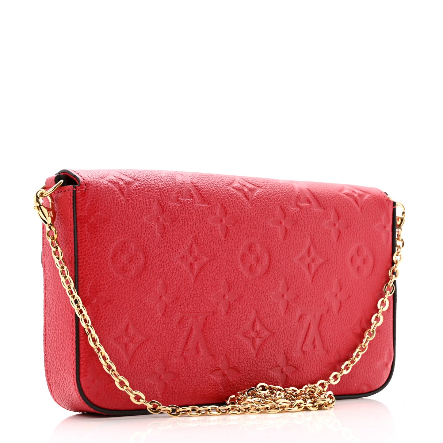 Empreinte Pochette Felicie Chain Wallet Scarlet