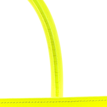 Saint Laurent Calfskin Small Sac De Jour Bag Neon Yellow 20 of 25