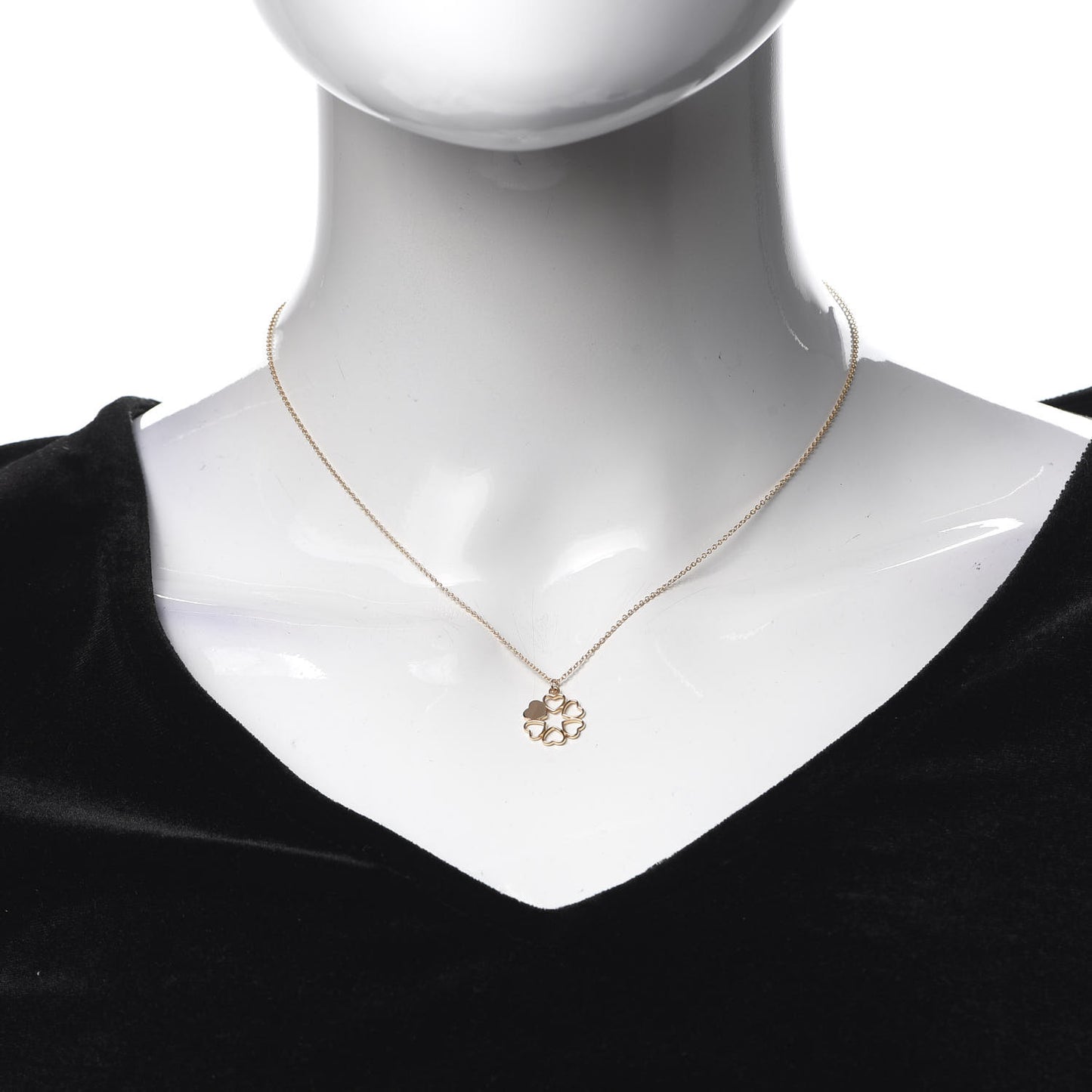 18K Rose Gold Paloma Picasso Crown of Hearts Pendant Necklace