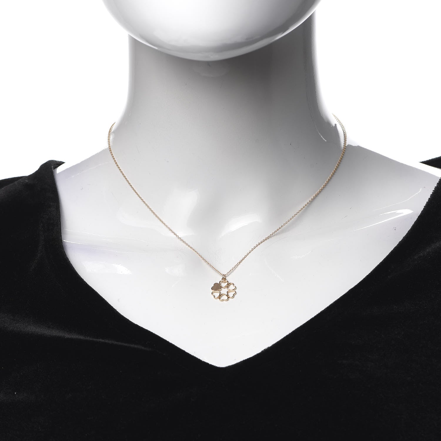 Tiffany 18K Rose Gold Paloma Picasso Crown of Hearts Pendant Necklace 2 of 6