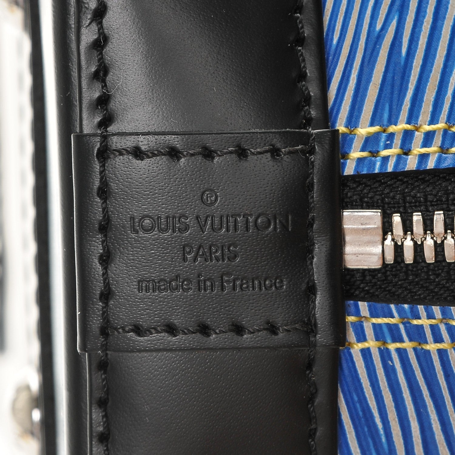 Louis Vuitton Epi Alma BB Denim Light 6 of 6