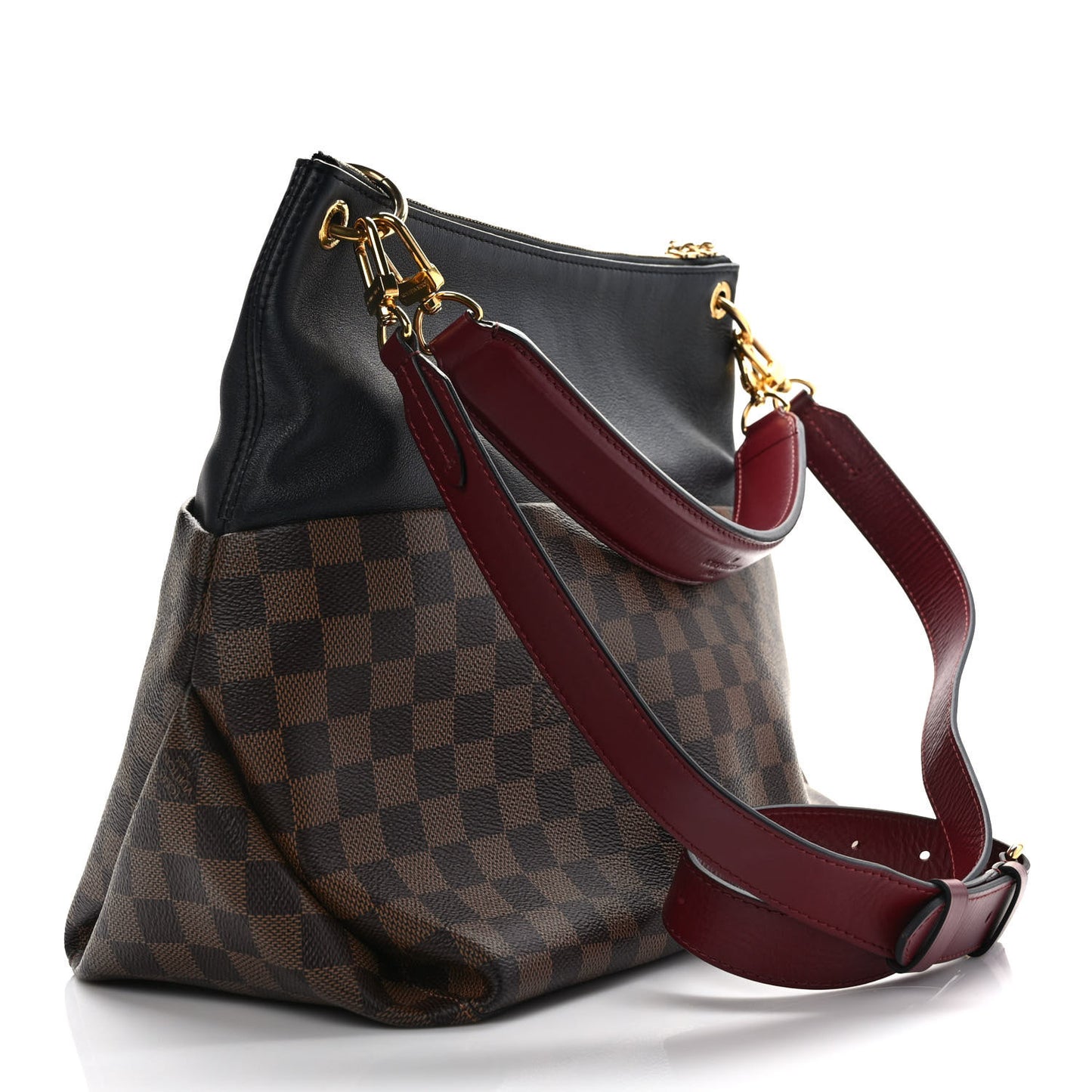 Damier Ebene Calfskin Maida Black