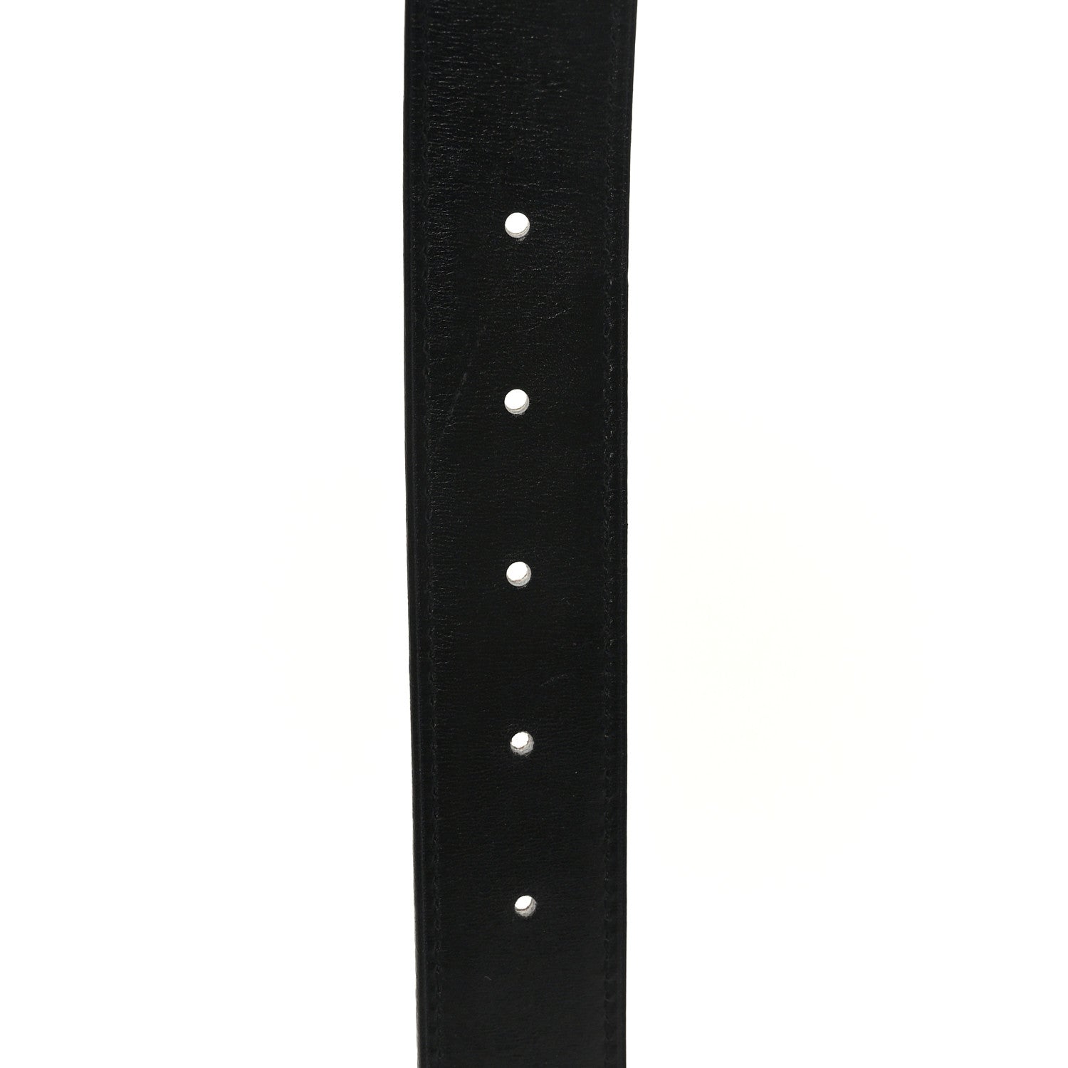 Hermes Box Togo 24mm Mini H Belt 80 32 Black Gold 3 of 5