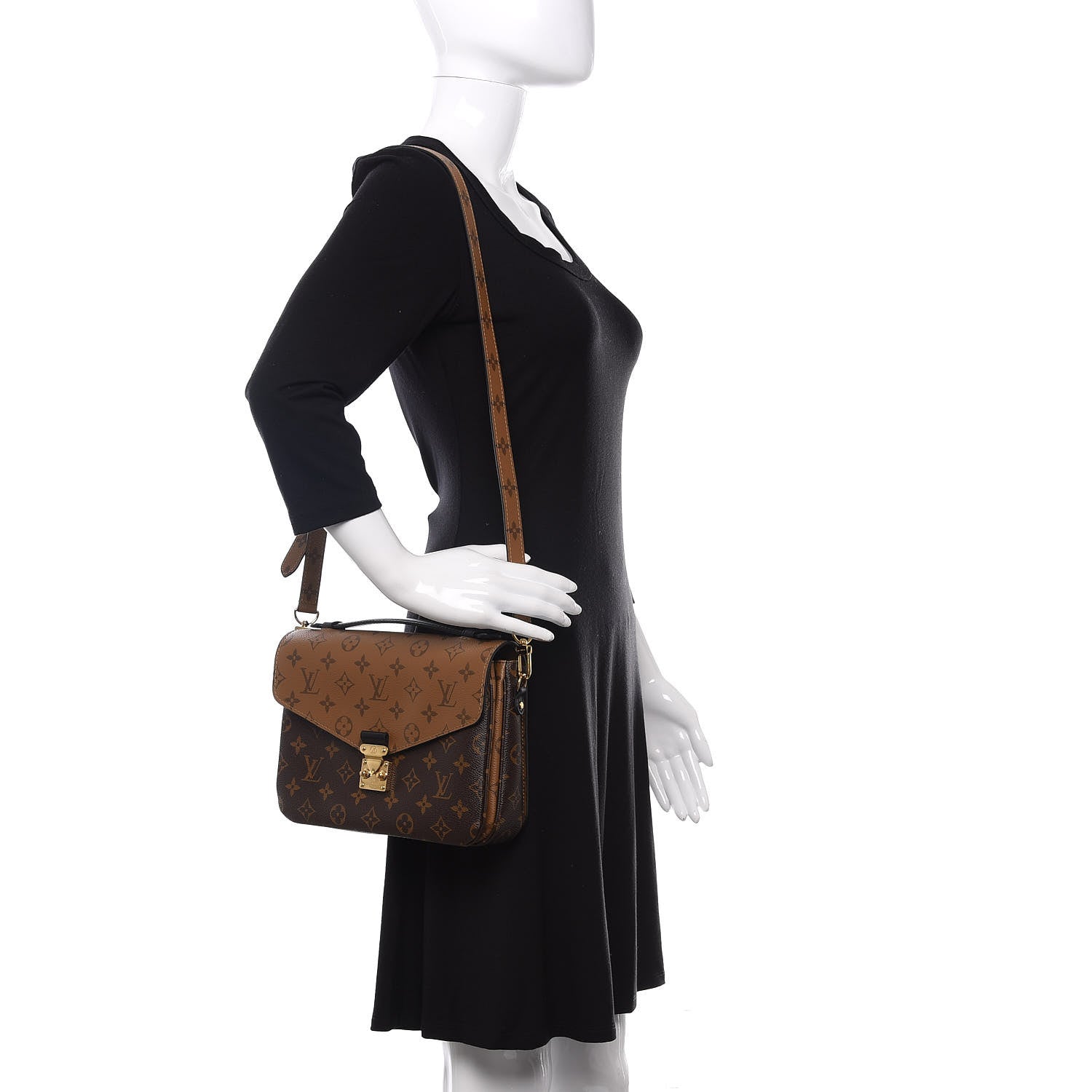 Louis Vuitton Reverse Monogram Pochette Metis 2 of 10