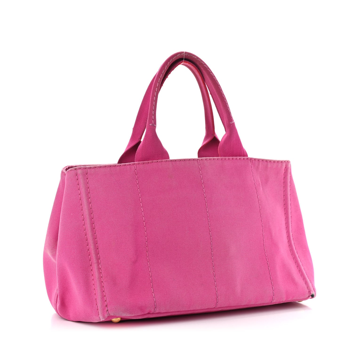 Canapa Small Logo Shopping Tote Fuxia
