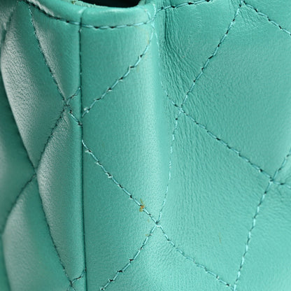 Chanel Lambskin Quilted Mini Rectangular Flap Green 11 of 12