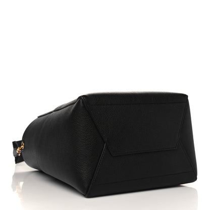 Celine Soft Grained Calfskin Sangle Bucket Bag Black 4 of 8