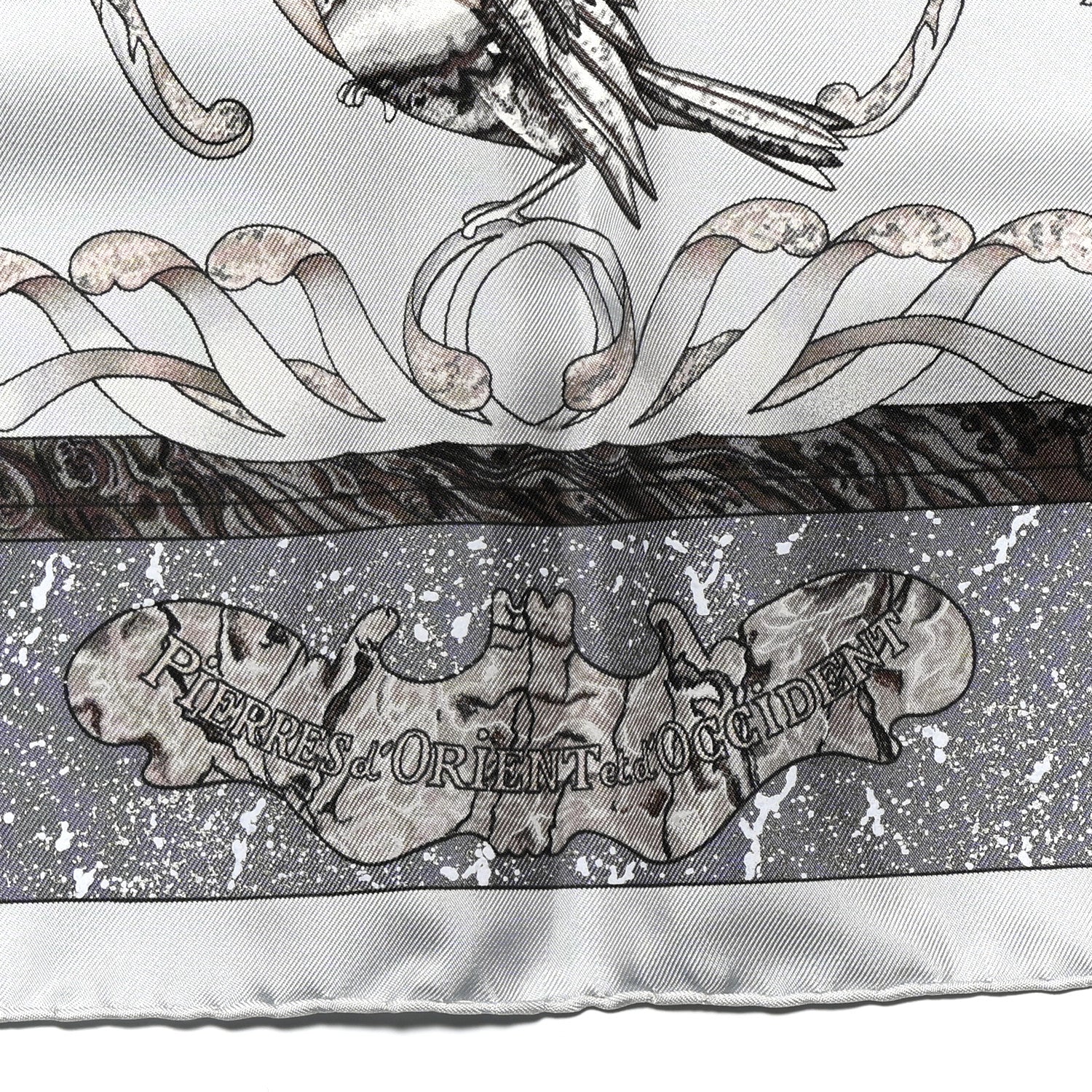 Hermes Silk Pierres d'Orient et d'Occident Scarf 90 4 of 6