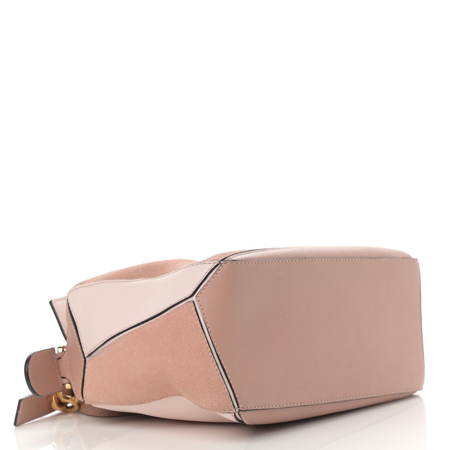 Loewe Calfskin Suede Small Puzzle Bag Blush 4 of 11