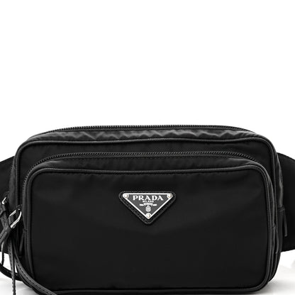 Prada Re-Nylon Saffiano Belt Bag L Black 7 of 9