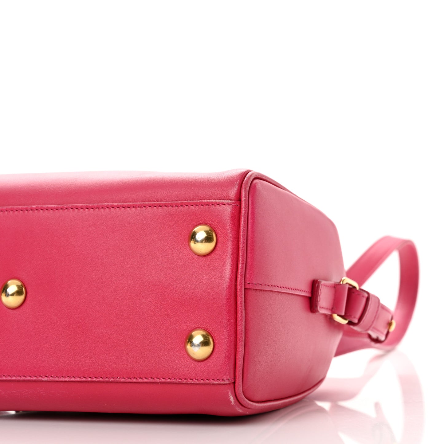 Calfskin Classic Baby Duffle Fuchsia