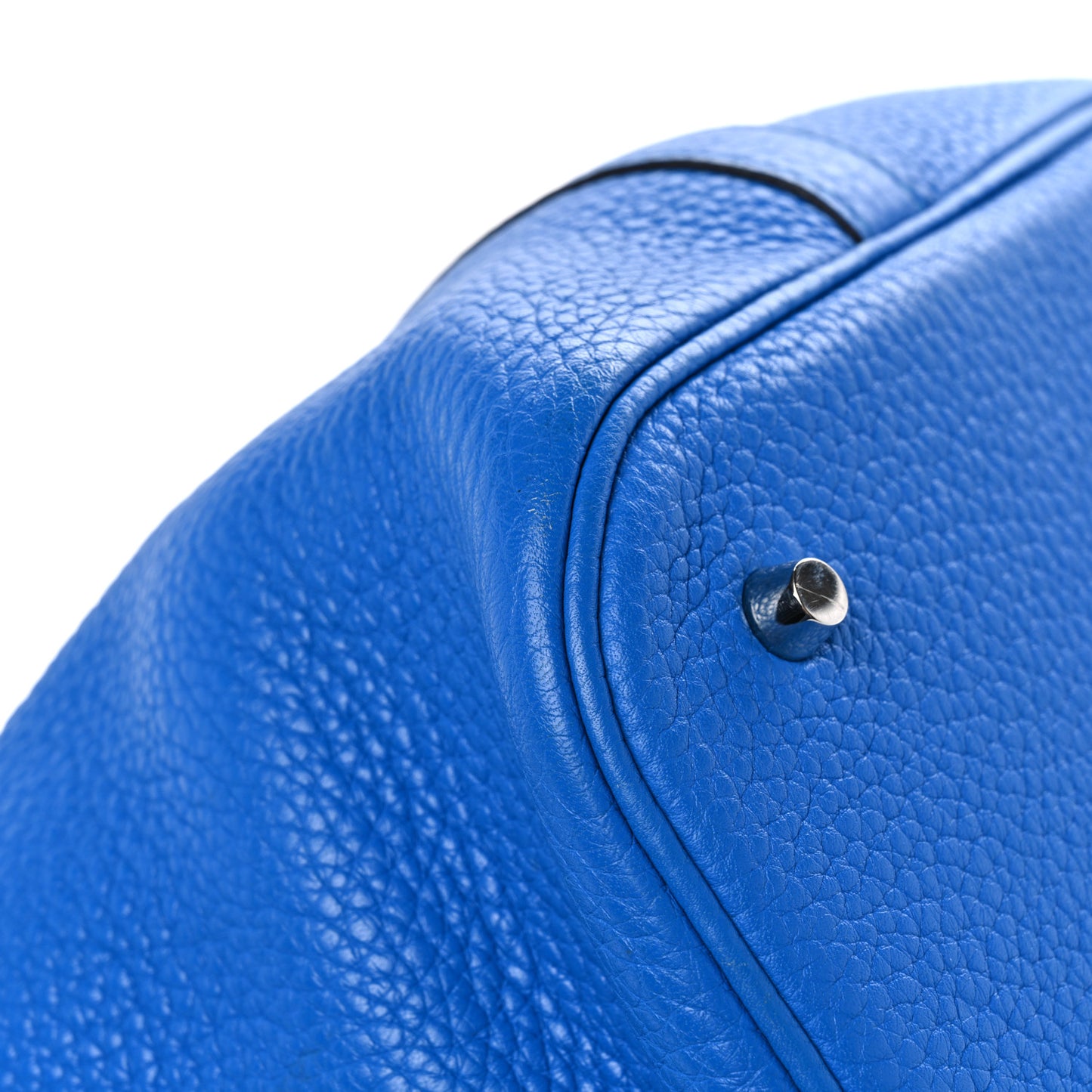 Taurillon Clemence Picotin Lock 26 GM Bleu Frida
