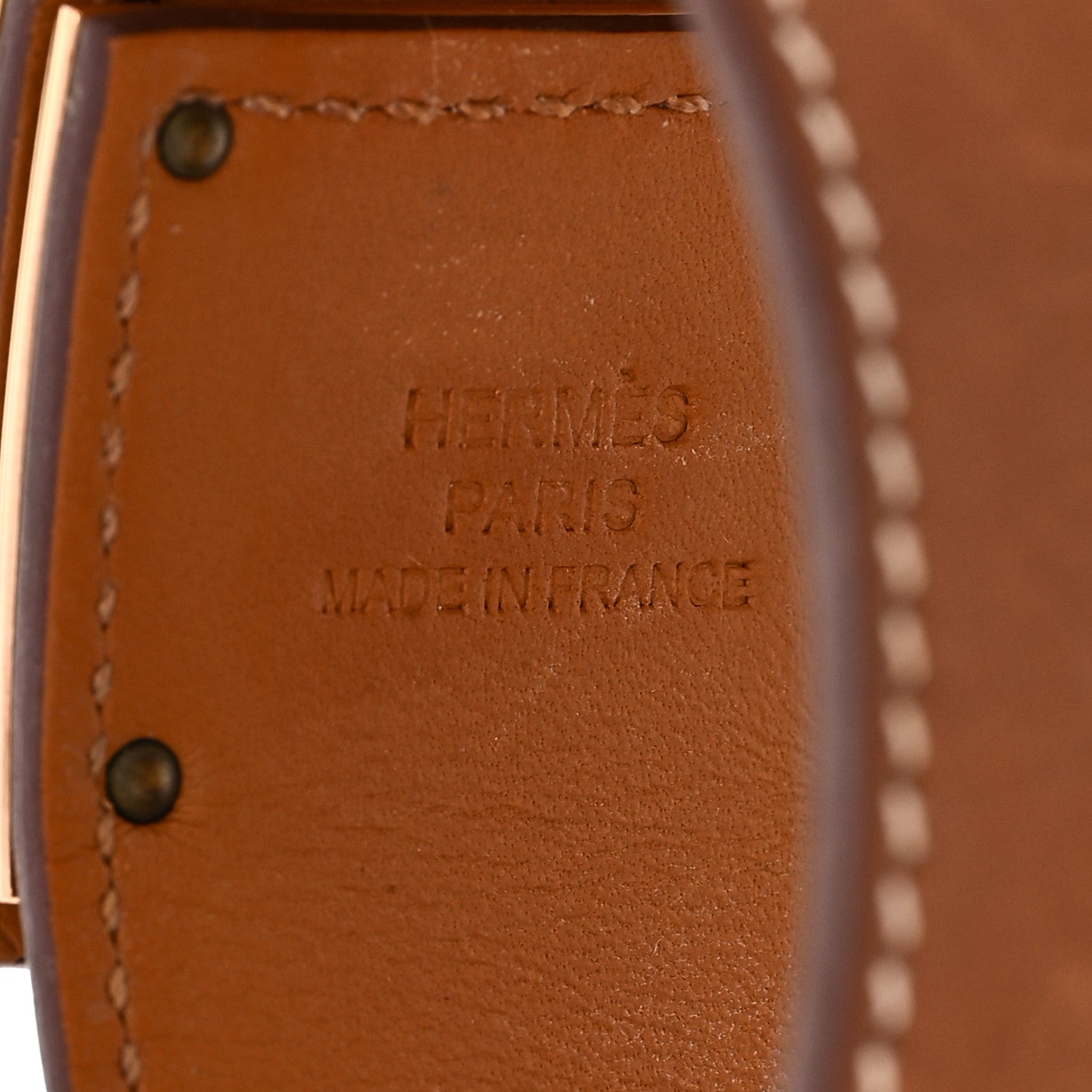 Hermes Barenia Kelly Dog Bracelet Fauve 3 of 4