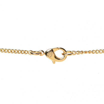 Chanel Metal CC Paris Button Necklace Gold 5 of 6