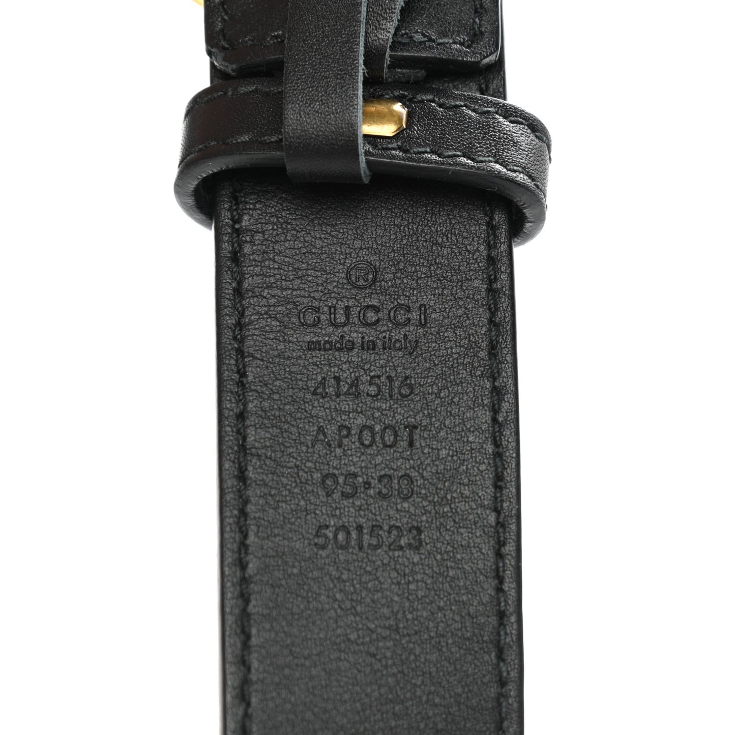 Calfskin Double G 30mm Belt 95 38 Black
