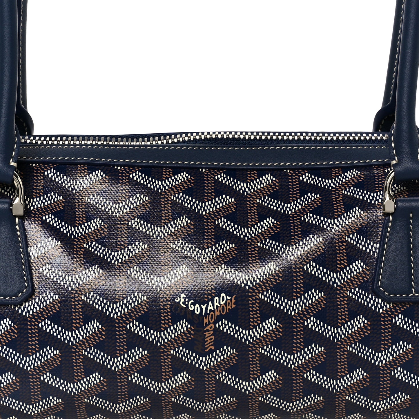 Goyardine Bonbonniere Bag Navy
