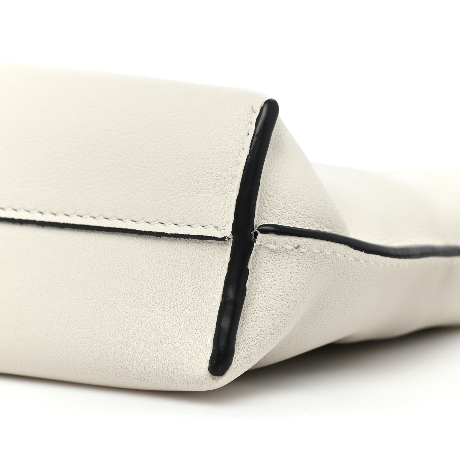 Loewe Calfskin Nano Flamenco Knot Bag White 7 of 9