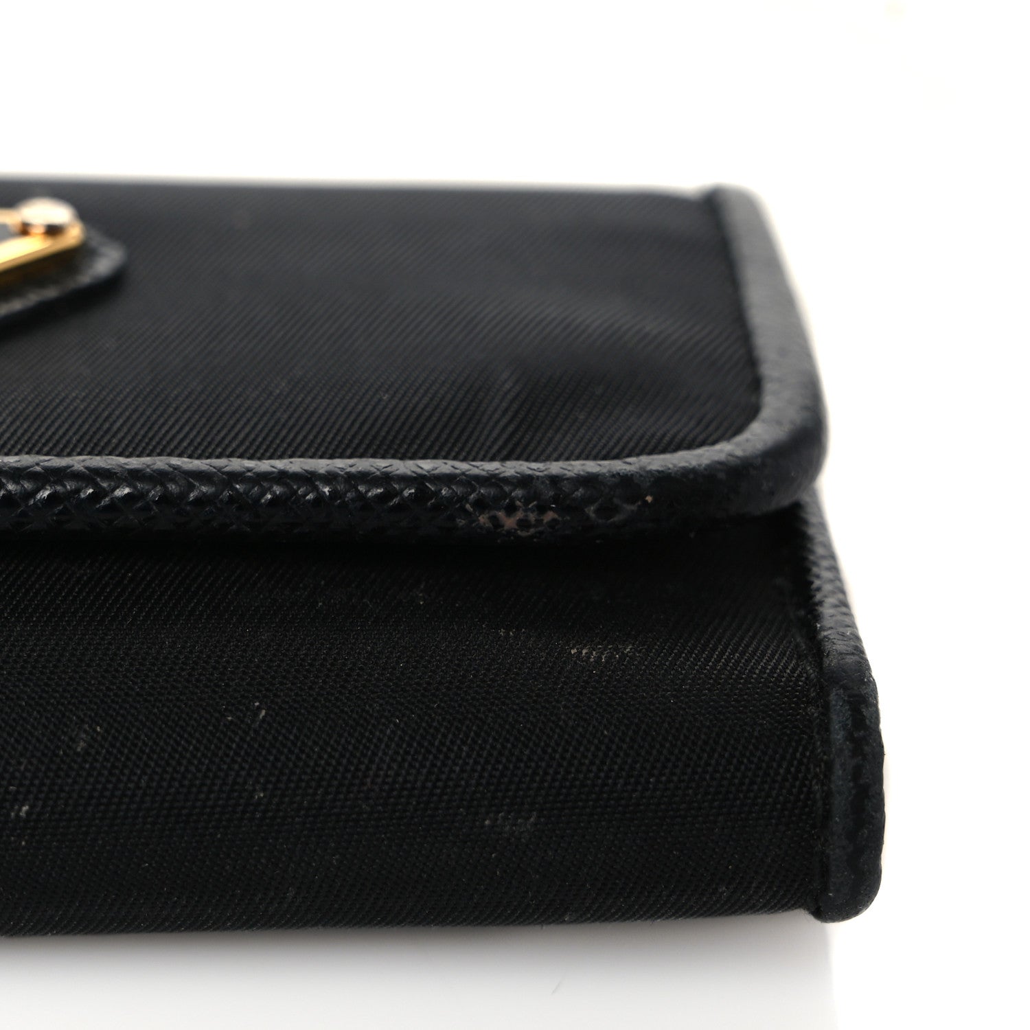 Prada Tessuto Nylon Saffiano 6 Key Holder Black 9 of 10