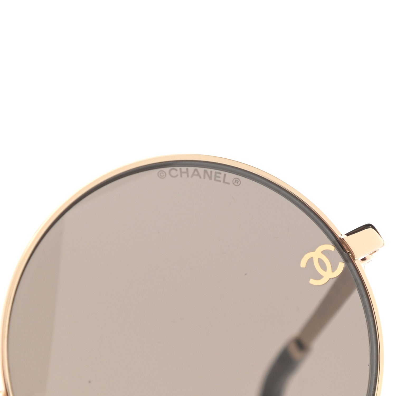 Chanel Round Sunglasses 4268 Gold 7 of 8