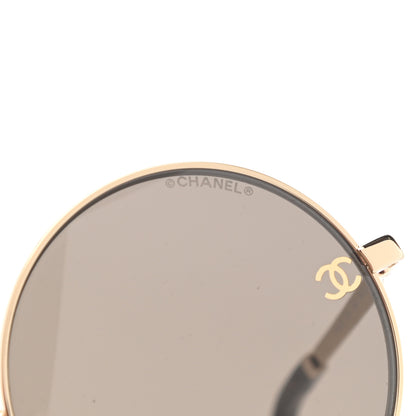 Chanel Round Sunglasses 4268 Gold 7 of 8