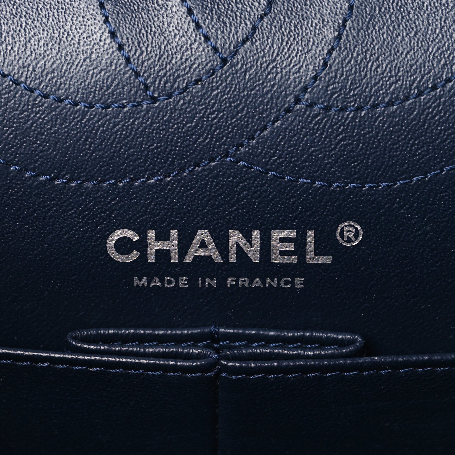 Chanel Aged Calfskin Quilted 2.55 Reissue 226 Flap Navy Blue 6 of 10