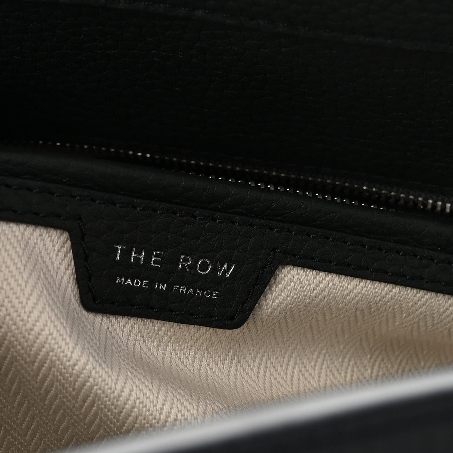 The Row Matte Grained Calfskin Marlo 17 Dark Pine 6 of 10