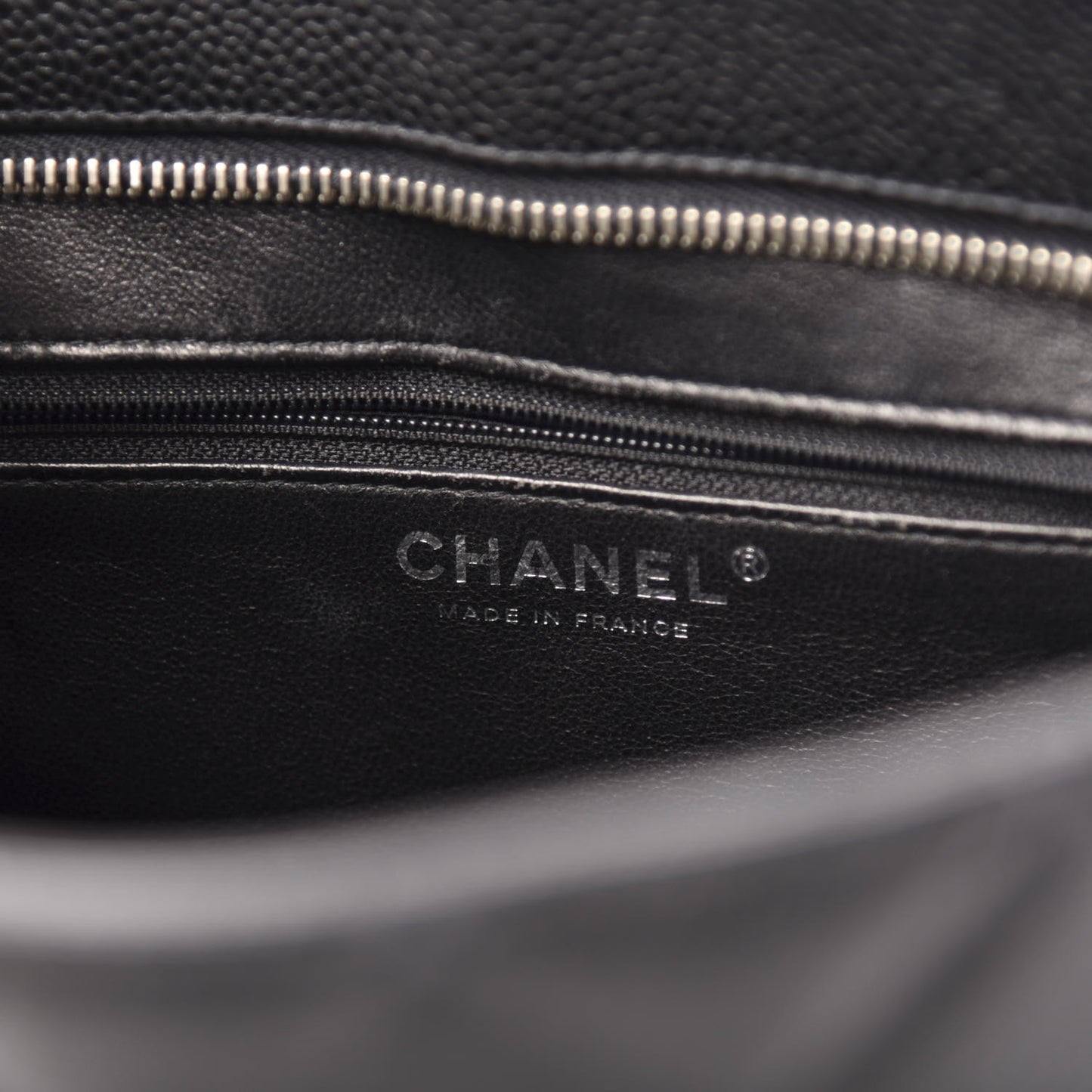 Caviar Quilted Medallion Tote Black