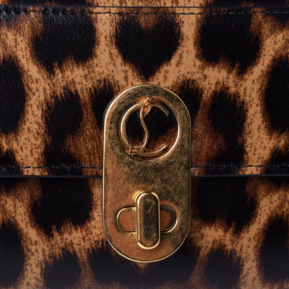 Christian Louboutin Calfskin Leopard Elisa Belt Bag Brown 9 of 9