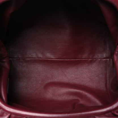 Bottega Veneta Smooth Butter Calf The Pouch Oversized Clutch Bordeaux 5 of 10