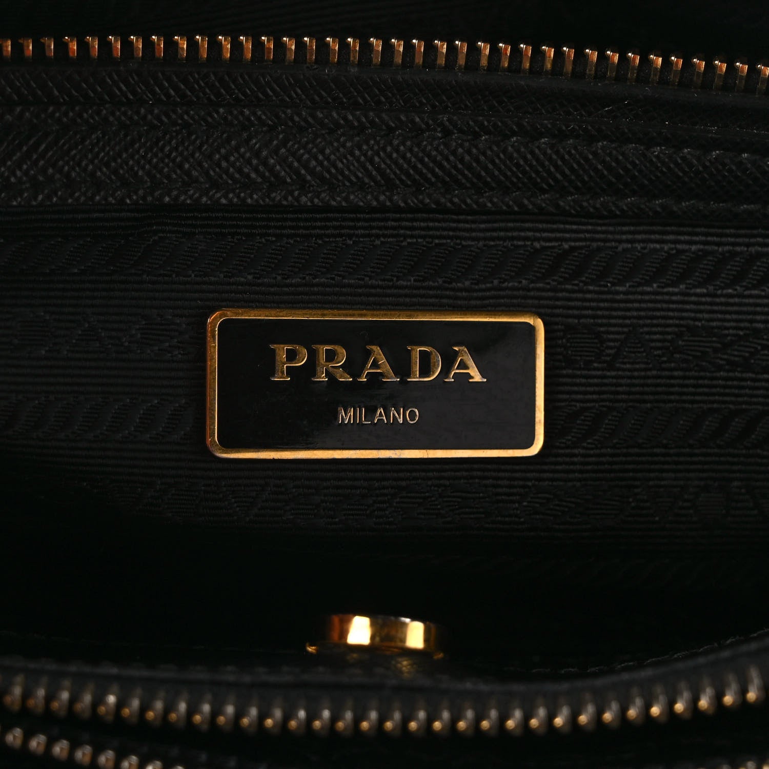 Prada Saffiano Lux Medium Tote Black 6 of 12
