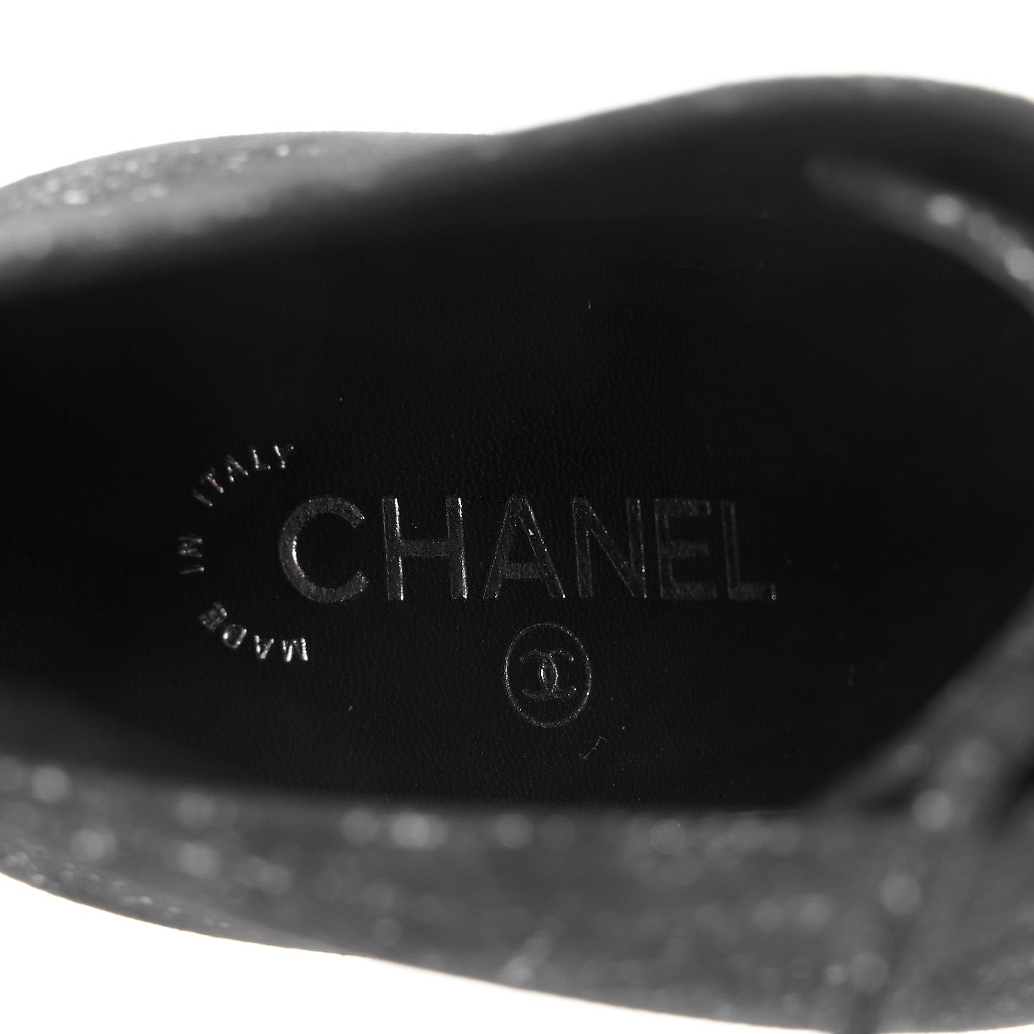 Chanel Metallic Suede Pearl Short Ankle Boots 39 Argent 8 of 10