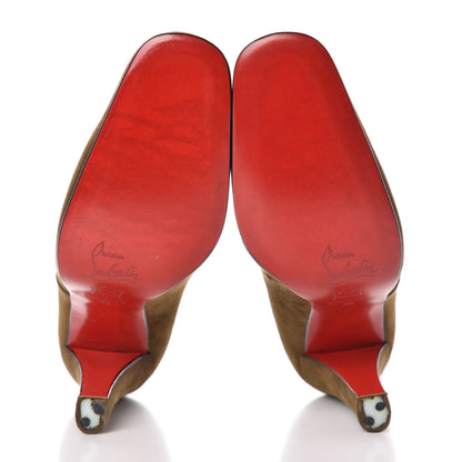 Christian Louboutin Suede Pumps 38 Green 7 of 12