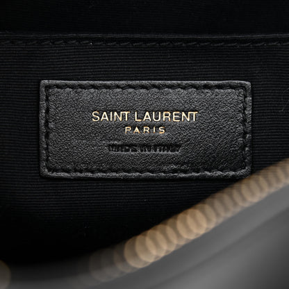 Saint Laurent Calfskin Matelasse Monogram Lou Camera Bag Black 6 of 8
