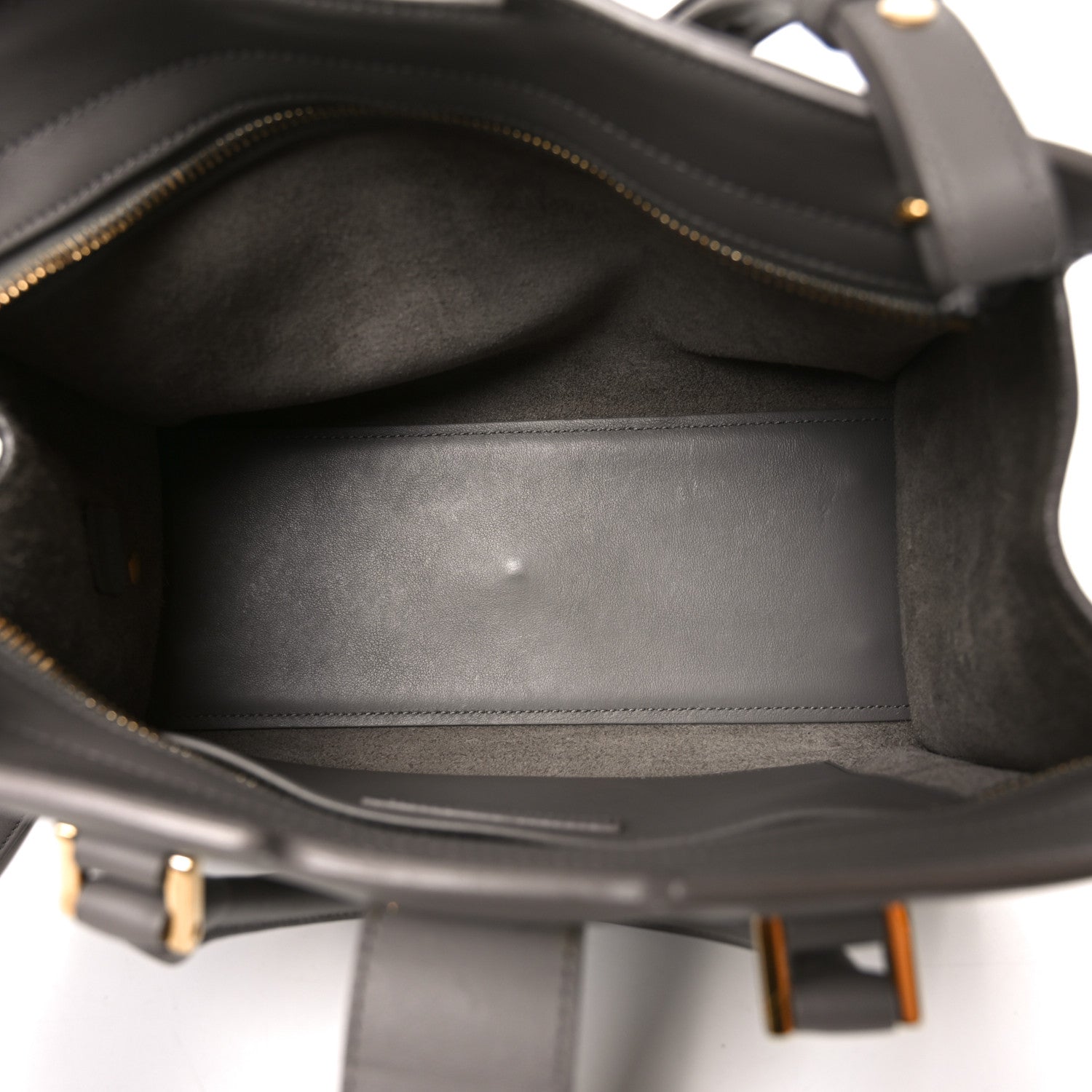 Saint Laurent Calfskin Monogram Baby Cabas Fog 5 of 10