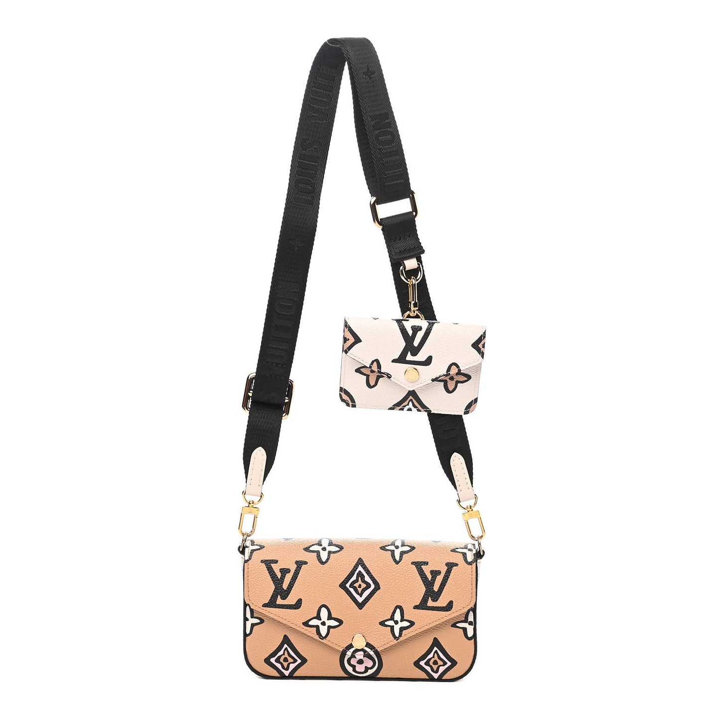 Monogram Wild At Heart Felicie Strap & Go Arizona Creme