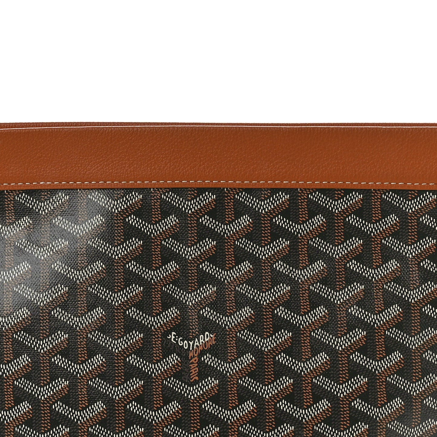 Goyardine Conti Pouch Black Gold