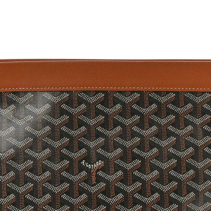 Goyard Goyardine Conti Pouch Black Gold 7 of 9