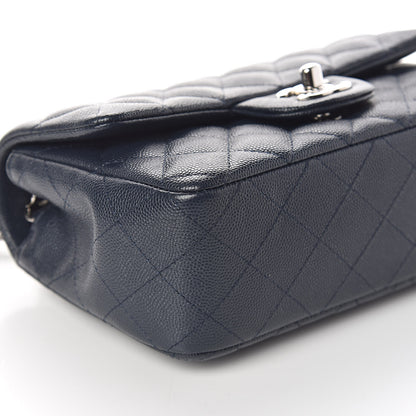 Chanel Caviar Quilted Mini Rectangular Flap Navy 6 of 11