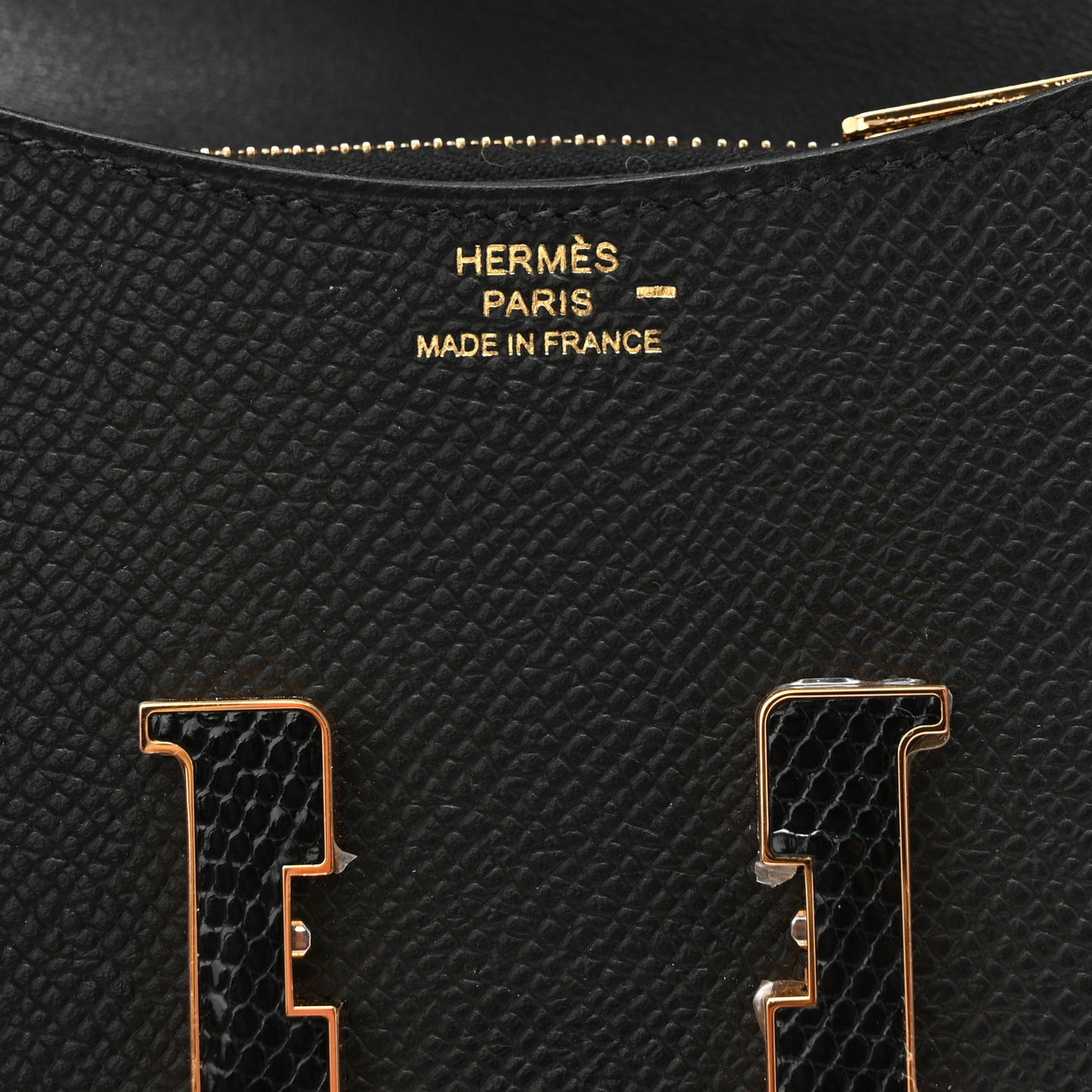 Epsom Lizard Constance Slim Wallet Black